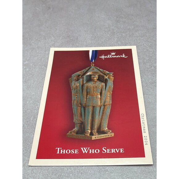 Hallmark Keepsake Ornament "Those Who Serve" 2004 Handcrafted - Picture 9 of 10